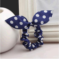 new 2016 original head flower hair accessories headdress Korea trinkets rabbit ears Fabric  Dot rubber band hair rope ring gift