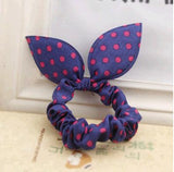 new 2016 original head flower hair accessories headdress Korea trinkets rabbit ears Fabric  Dot rubber band hair rope ring gift