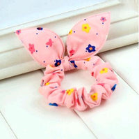 new 2016 original head flower hair accessories headdress Korea trinkets rabbit ears Fabric  Dot rubber band hair rope ring gift