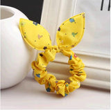 new 2016 original head flower hair accessories headdress Korea trinkets rabbit ears Fabric  Dot rubber band hair rope ring gift