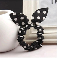 new 2016 original head flower hair accessories headdress Korea trinkets rabbit ears Fabric  Dot rubber band hair rope ring gift