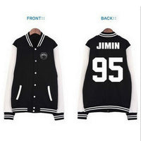 BTS Bangtan Boys baseball uniform Jungkook jhope jin jimin v suga long sleeve jacket high quality hoody Sweatshirt