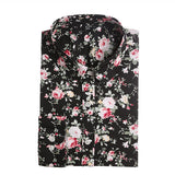 New Floral Women Blouses Shirts Casual Cherry Blouses Long Sleeve Ladies Tops Fashion Blusas Clothing For Womens Plus Size 5XL