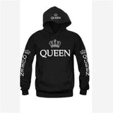 Women Men Hoodies King Queen printed Sweatshirt lovers couples hoodie hooded sweatshirt casual Pullovers tracksuits KH930042