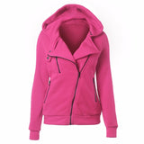 S-XXL 4 color New Autumn&winter Women hoodies sweatshirts zipper V Neck Long Sleeve Warm Female Hoodies Sudaderas Mujer