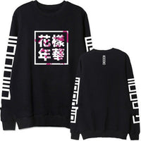 Spring Autumn Hoodies Women Bangtan Boys Album Fans Clothing Letter Printed O Neck Sweatshirt