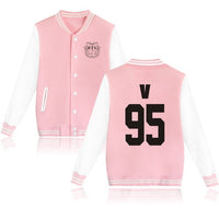 BTS Bangtan Boys baseball uniform Jungkook jhope jin jimin v suga long sleeve jacket high quality hoody Sweatshirt