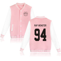 BTS Bangtan Boys baseball uniform Jungkook jhope jin jimin v suga long sleeve jacket high quality hoody Sweatshirt