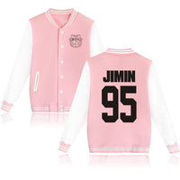 BTS Bangtan Boys baseball uniform Jungkook jhope jin jimin v suga long sleeve jacket high quality hoody Sweatshirt