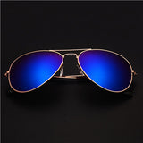 BAMONA New Women Aviator Sunglasses Gold frame Glasses Men UV400 Shades Male Pilot Sunglass Female Eyewear lunette de soleil