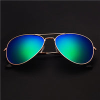 BAMONA New Women Aviator Sunglasses Gold frame Glasses Men UV400 Shades Male Pilot Sunglass Female Eyewear lunette de soleil