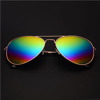 BAMONA New Women Aviator Sunglasses Gold frame Glasses Men UV400 Shades Male Pilot Sunglass Female Eyewear lunette de soleil