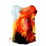 2017 T-shirt Fashion Summer Animal Cat Print Shirt O-Neck Short Sleeve T Shirt Women Tops