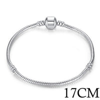 5 Style Silver Color LOVE Snake Chain Bracelet & Bangle 16CM-21CM Pulseras Lobster PA1104