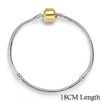 5 Style Silver Color LOVE Snake Chain Bracelet & Bangle 16CM-21CM Pulseras Lobster PA1104