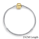 5 Style Silver Color LOVE Snake Chain Bracelet & Bangle 16CM-21CM Pulseras Lobster PA1104