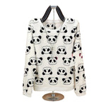 Fashion Brand Harajuku Cute panda harajuku hoody sweatshirt for Women 2017 spring winter high quality Flannel pullover tops