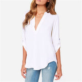 Fashion Brand Blouse Shirt V Neck Sexy Plus Size Cheap Clothes China Blusas Feminina Clothing Summer Women Tops Pullover Blouses