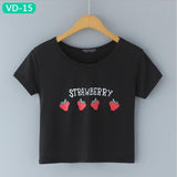 TRERONINAE crop top women 2017 summer short t shirt cotton camiseta female o-neck sexy loose blusas short sleeve tees shirt