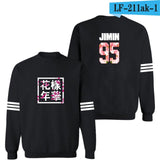 LUCKYFRIDAYF Bangtan Boys Kpop BTS Women Hoodies Sweatshirts Letter Printed in J-HOPE 94 and SUGA 93 Women Hoodies  JUNG KOOK 97