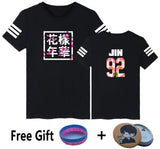 MULYEN BTS Kpop T Shirt Bangtan Boys T Shirt Men Women Summer BTS Number Letter Printed Casual Cotton T-shirts Plus Size Top Tee