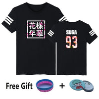 MULYEN BTS Kpop T Shirt Bangtan Boys T Shirt Men Women Summer BTS Number Letter Printed Casual Cotton T-shirts Plus Size Top Tee