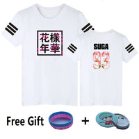 MULYEN BTS Kpop T Shirt Bangtan Boys T Shirt Men Women Summer BTS Number Letter Printed Casual Cotton T-shirts Plus Size Top Tee