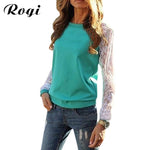 Rogi Blusas 2017 Fashion Women Long Sleeve Lace Patchwork Blouses Casual Tunic Tee Shirts Jumper Tops Poleras Mujer Plus Size