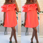 2016 new summer dresses sexy short sleeve beach dress fashion colorful women dress casual hot sale mini dresses vestidos cd1329